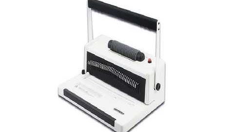 Coil Manual Binding Machine with Electrical Inserter S200A Heavy Duty Metal Frame