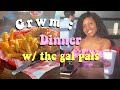 grwm: dinner with the gals + vlog