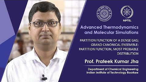 Lecture 17: Partition function of a dense gas; grand canonical ensemble: partition function