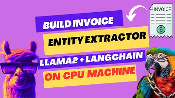Build and Run Streamlit Invoice Entity Extractor with Llama2| on CPU Machine|ALL OPEN SOURCE
