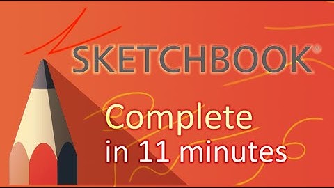 Autodesk SketchBook  - Tutorial for Beginners in 11 MINUTES!