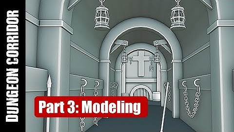 BLENDER: DUNGEON CORRIDOR (PART 3: MODELING)