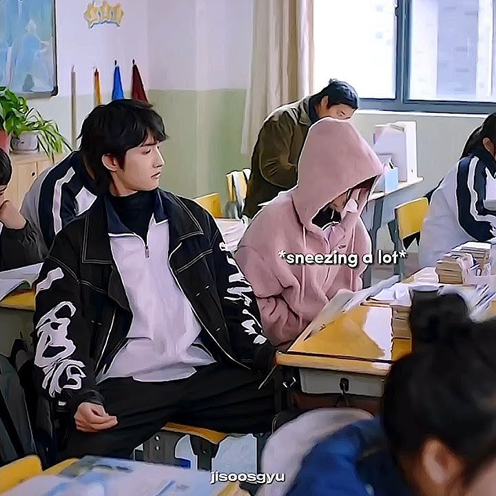 the teacher knows he likes her 😆 || Exclusive Fairytale || #cdrama #kdrama #zhangmiaoyi #yinzihan