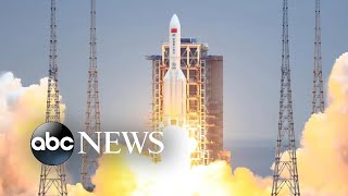 Out-of-control Chinese rocket set to crash on Earth this weekend l GMA