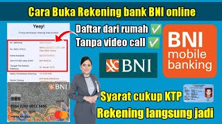 Cara Buka Rekening BNI Online Terbaru 2023 | Dijamin Berhasil‼️ Aplikasi BNI mobile banking screenshot 3