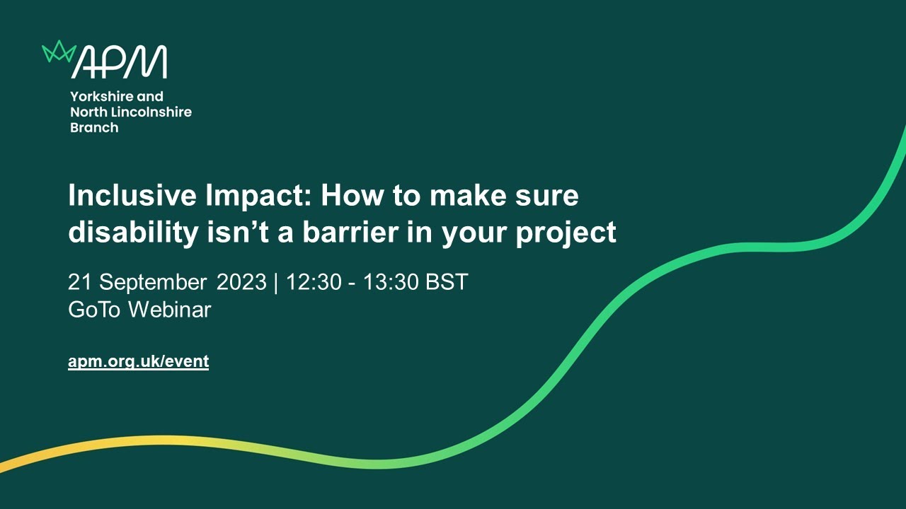 Inclusive Impact: How to make sure disability isn’t a barrier in your ...