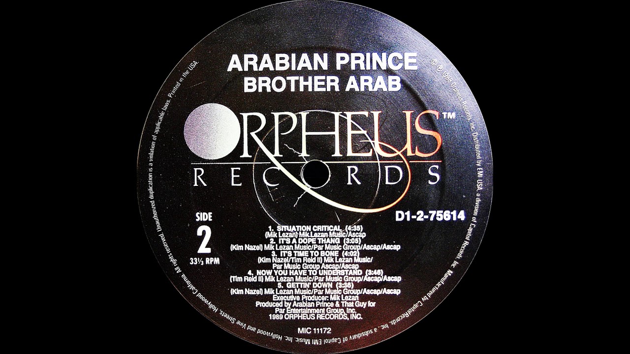 Download Arabian Prince - Situation Critical ( Brother Arab 1989 ) MP3