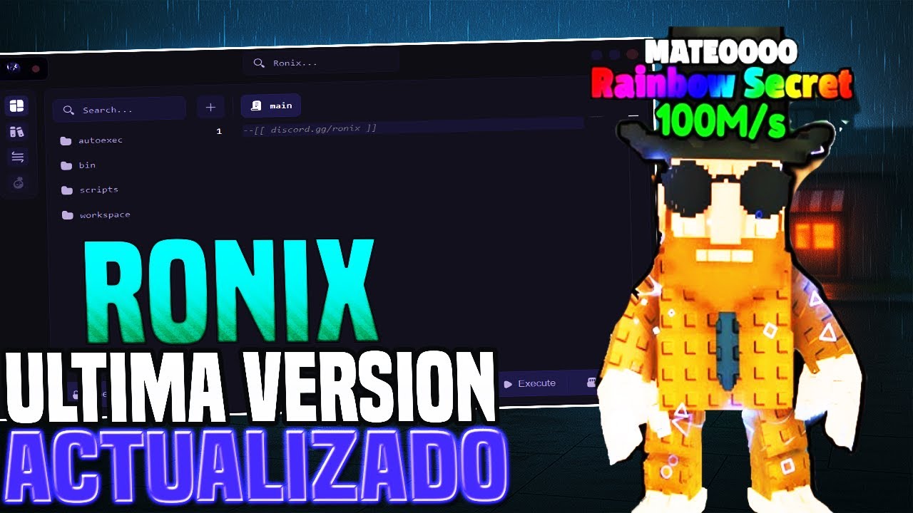 😱[NUEVA ACTUALIZACION] COMO USAR HACKS PARA ROLOX EN PC 😏 RONIX ...