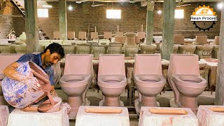 Process Of Making Toilet Seat In Factory | How Toilet Seats Are Made