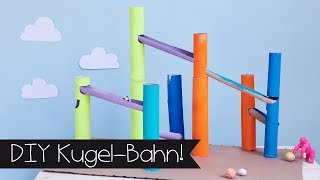 DIY | KUGEL-BAHN | MURMELBAHN | MURMELN I Basteln