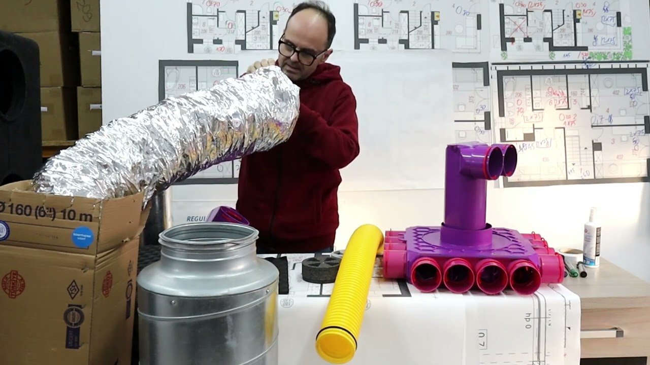 Jak wygłuszyć rekuperacje  pomysły Paruszewskiego   , kurs montażu rekuperacji wentylacji  odc 7