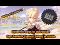 Genshin Impact: Different ways to use and utilize Geo Traveler's "Starfell Sword" in Battle