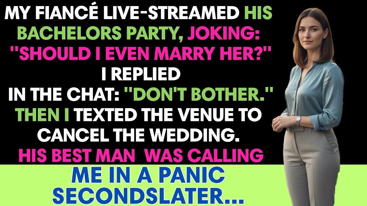 My Fiancé Live-Streamed His Bachelor Party, Joking: "Should I Even Marry Her?"