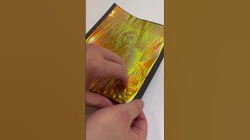 Playing with gold foil. What will it bee?