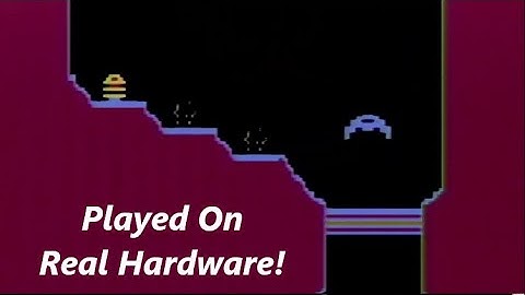 Caverns of Mars Atari 8 bit 400 800 XE XL Gameplay Only Pilot Difficulty