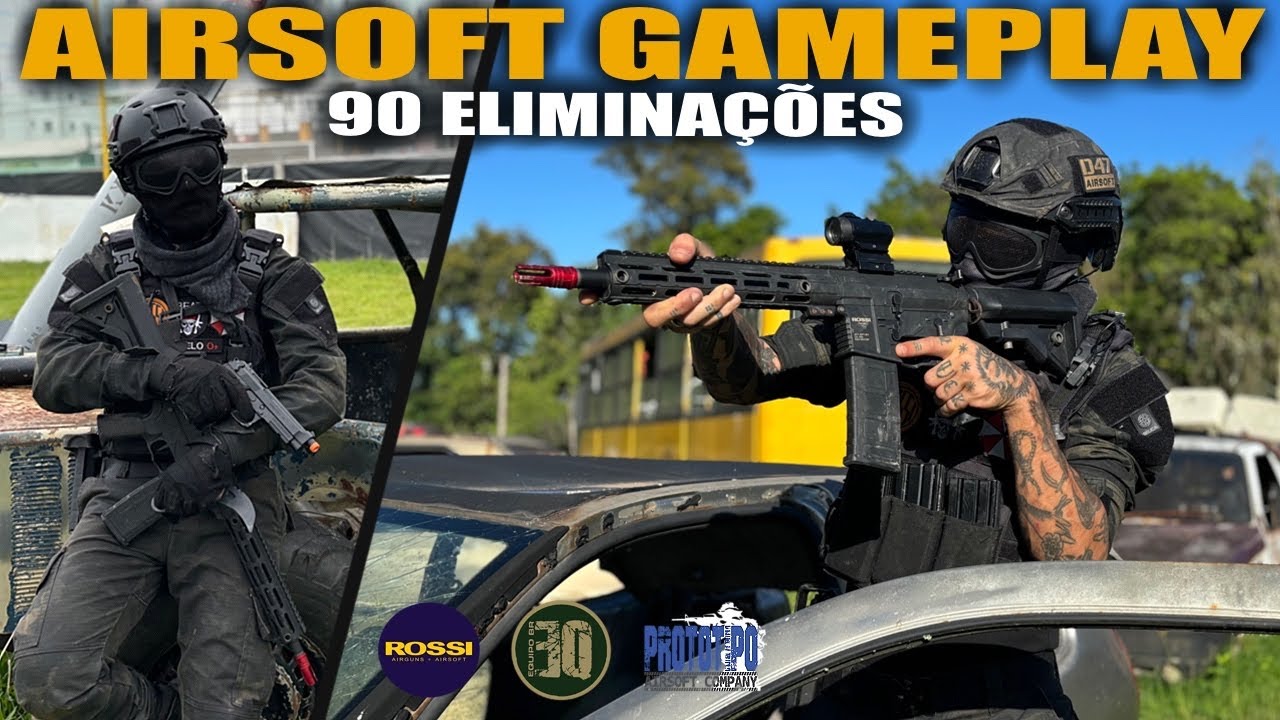 EU FIZ 90 ELIMINAÇÕES COM A NEPTUNE 10 PLUS - GAMEPLAY DE AIRSOFT NO CAMPO DISTRITO 47