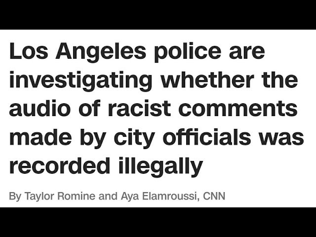 ⁣LAPD is protecting the Racist LA City Council. This is unbelievable. #losangeles #california