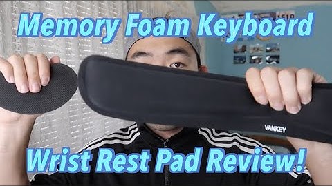 Vankey Memory Foam Keyboard Wrist Rest Pad Review! Worth it?