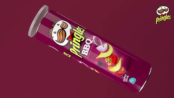 pringles advertisement 3d