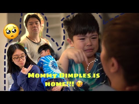 After weeks of lock in taping, Mommy Dimples is Home ?