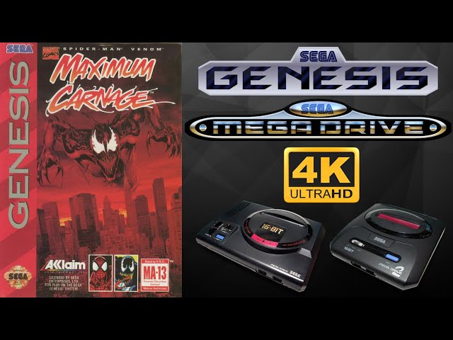 Maximum Carnage complet en Boite - Sega Genesis ( Megadrive