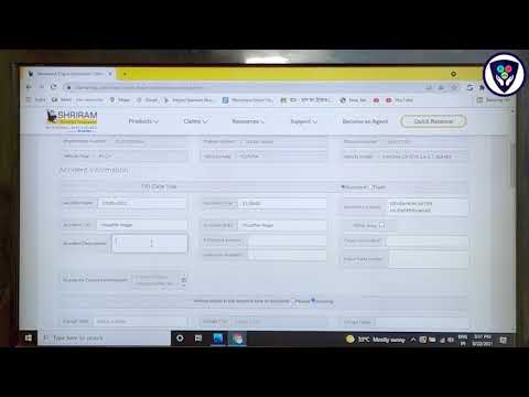 Learn How to online intimate the motor insurance claim in Shriram General Insurance company Limited