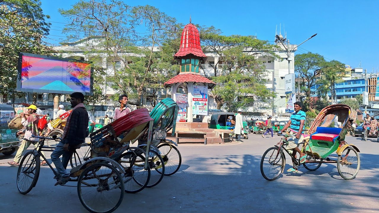 Lalbazar Walking Tour | Sylhet City Street Life 🇧🇩