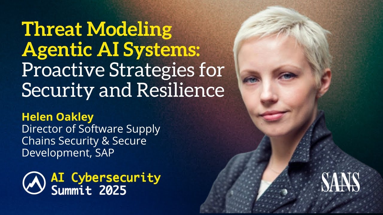 Keynote | Threat Modeling Agentic AI Systems: Proactive Strategies for Security and Resilience