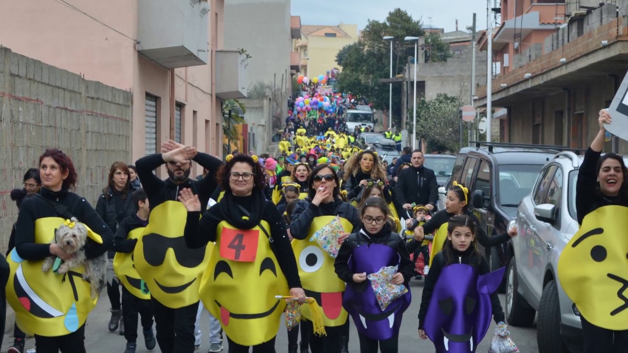 Sinnai - Sfilata Carri Allegorici - Carnevale 2018 - Cranovali Sinniesu 2018