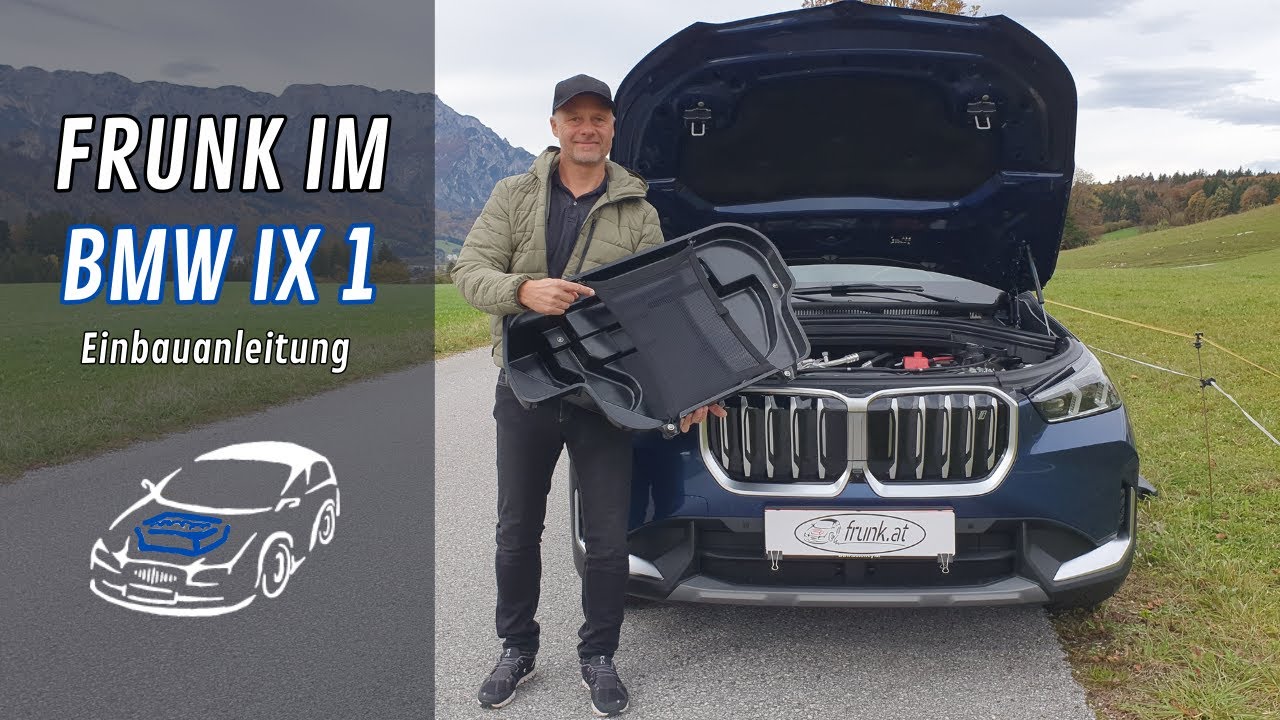 Installation instructions frunk (front boot) in BMW iX1 #bmwix1