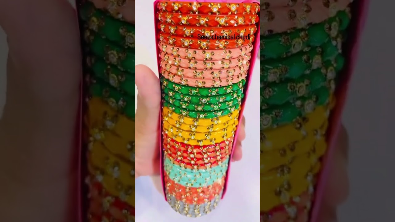 Seep chemical chudi new colours ka sath /new latest design/fully stone work /handmade work 