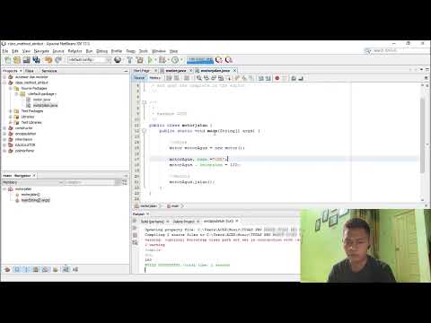 UTS PBO    PART 1  Class  Objek  Method dan Atribut