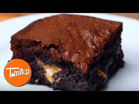 Homemade Peanut Butter Stuffed Brownies  Twisted