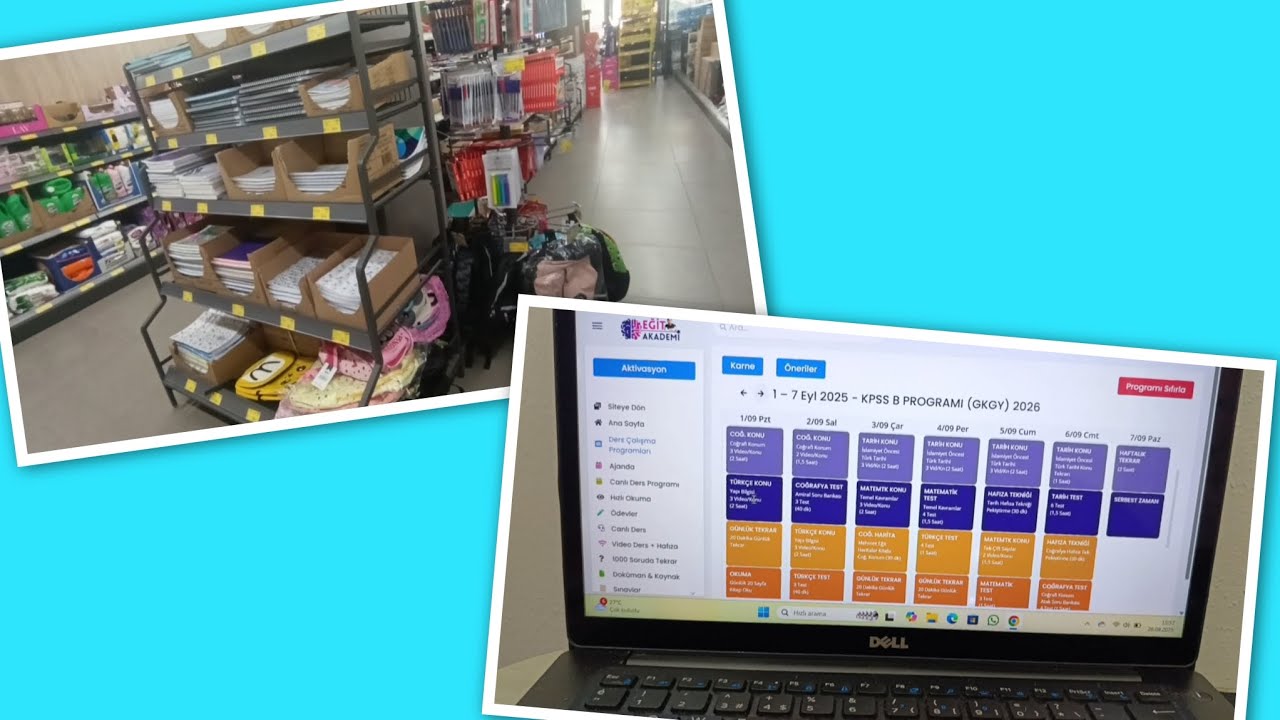 KPSS 2026/ DERS PROGRAMI/ KIRTASİYE ALIŞVERİŞİ / GİDİŞAT GÜNCELLEMESİ 📢📢