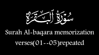 surah al-baqarah verses(1--5)repeated-arabic recitation-english subtitles-سورة البقرة سعد الغامدي screenshot 5