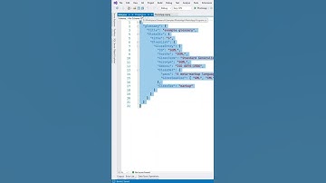 Visual Studio | JSON to C# Shortcut | Programming Techniques | #shorts