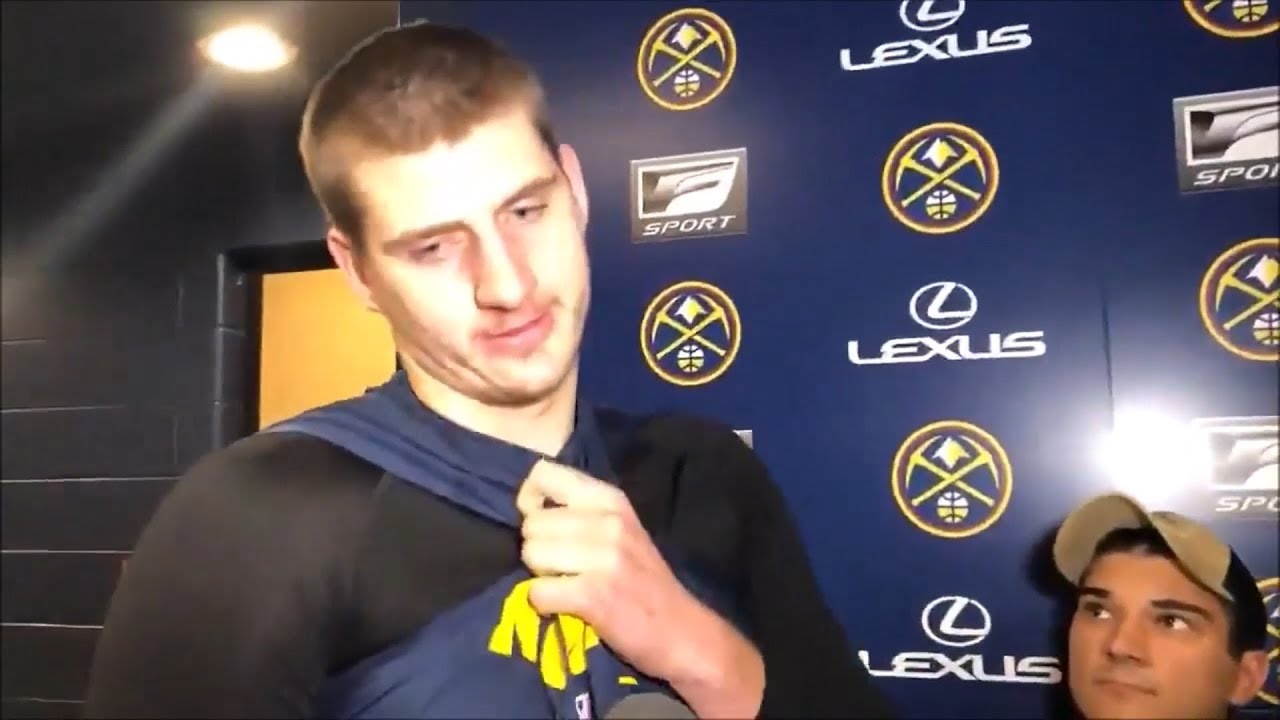 Nikola Jokic BARELY SPEAKS in 1st Interview after $25K ''NO HOMO...'' Fine! Angry Short Answers!