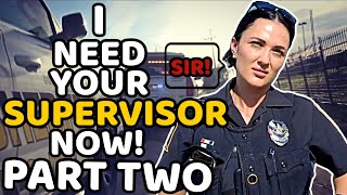 When Cops Get Embarrassed By Their Supervisor PART 2