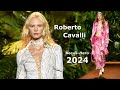Roberto Cavalli Никакой тихой роскоши и минимализма весна-лето 2024 в Милане