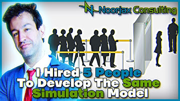 i hired 5 modelers to do a simulation in AnyLogic