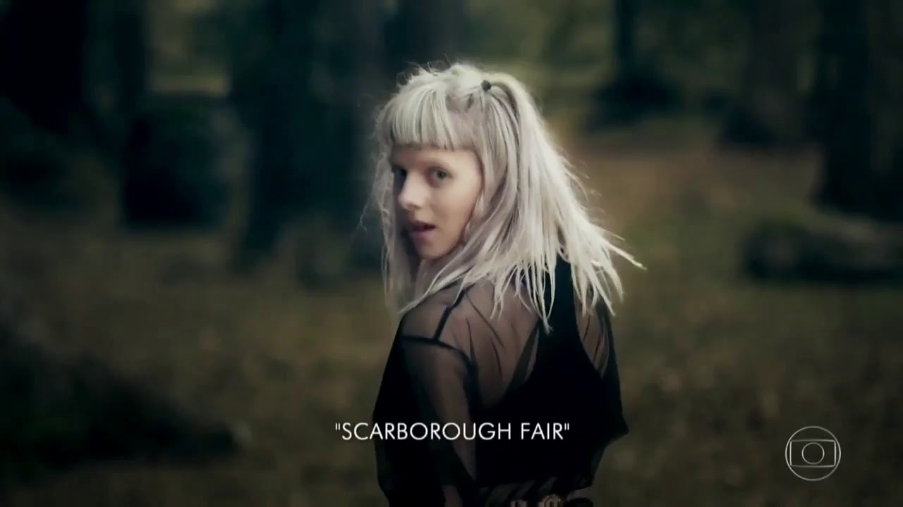 Aurora Daily — AURORA shooting a video clip 'Scarborough Fair