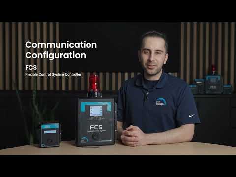 Configuring Modbus or BACnet Communication Parameters on the FCS Controller
