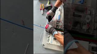 Satisfying Video #tools #wirring #wire #diy #electricial #tips #wireing #fyp #viral #short #video