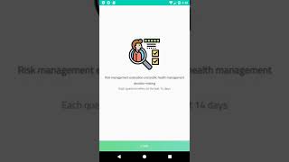 COVID-19 Assessments  Android Application screenshot 2