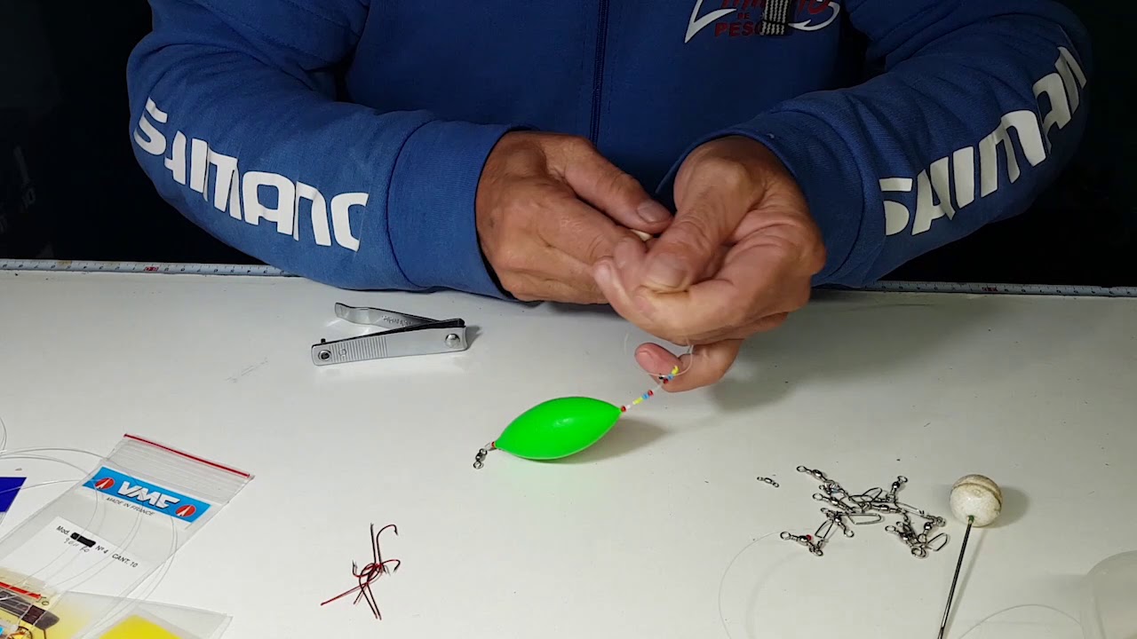 Aparejo Paternoster para pejerrey en Mar