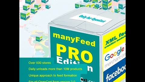 Product feed google merchant center OpenCart module