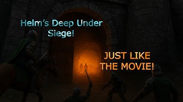 Warcraft 3 Helm’s Deep Chaos! 🤦 We Blocked Ourselves Out of the Caves… | Rohan vs Isengard!