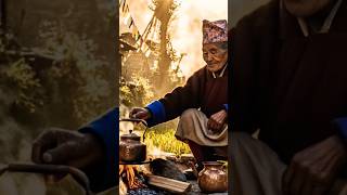 Morning in the Himalayas | Peaceful Nepali Village Life#nepalivillagelife #shortsfeed