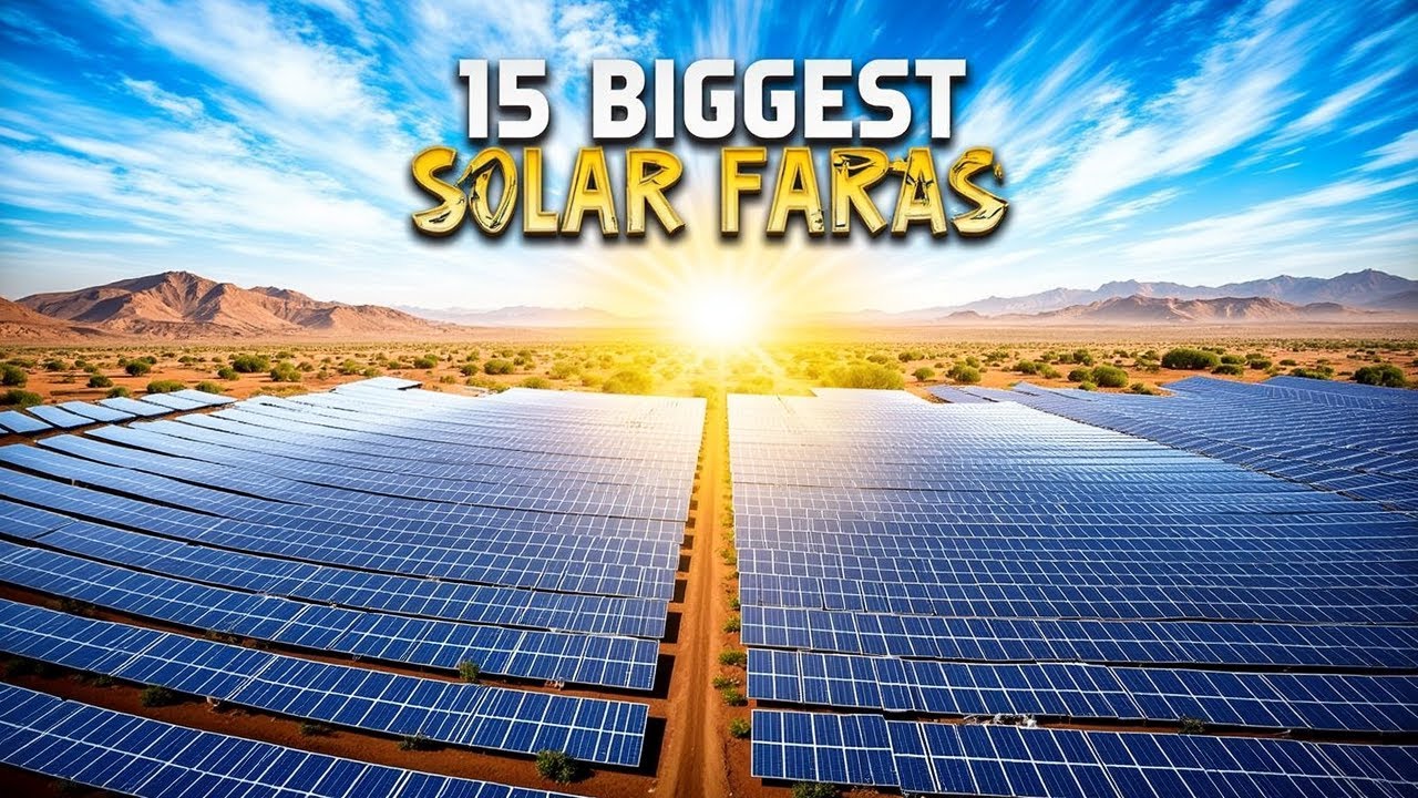 Buggest Solar Farm 15 Biggest Solar Farms Leading the Renewable Revolution - YouTube