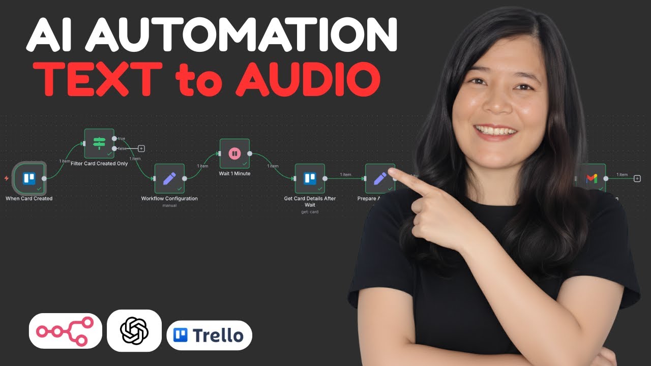 How to Build AI Automation with n8n, Trello & OpenAI | Text-to-Audio ...